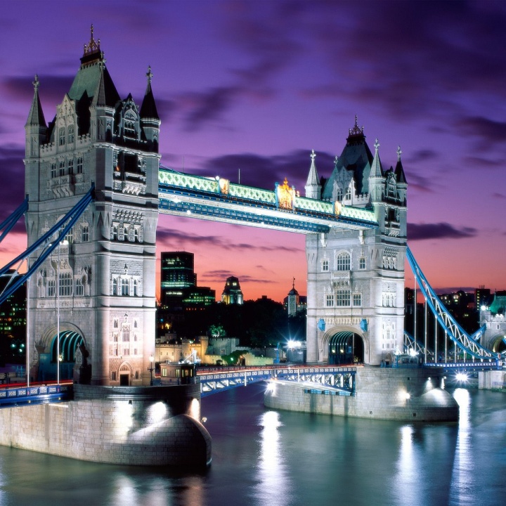 london evening tower bridge england