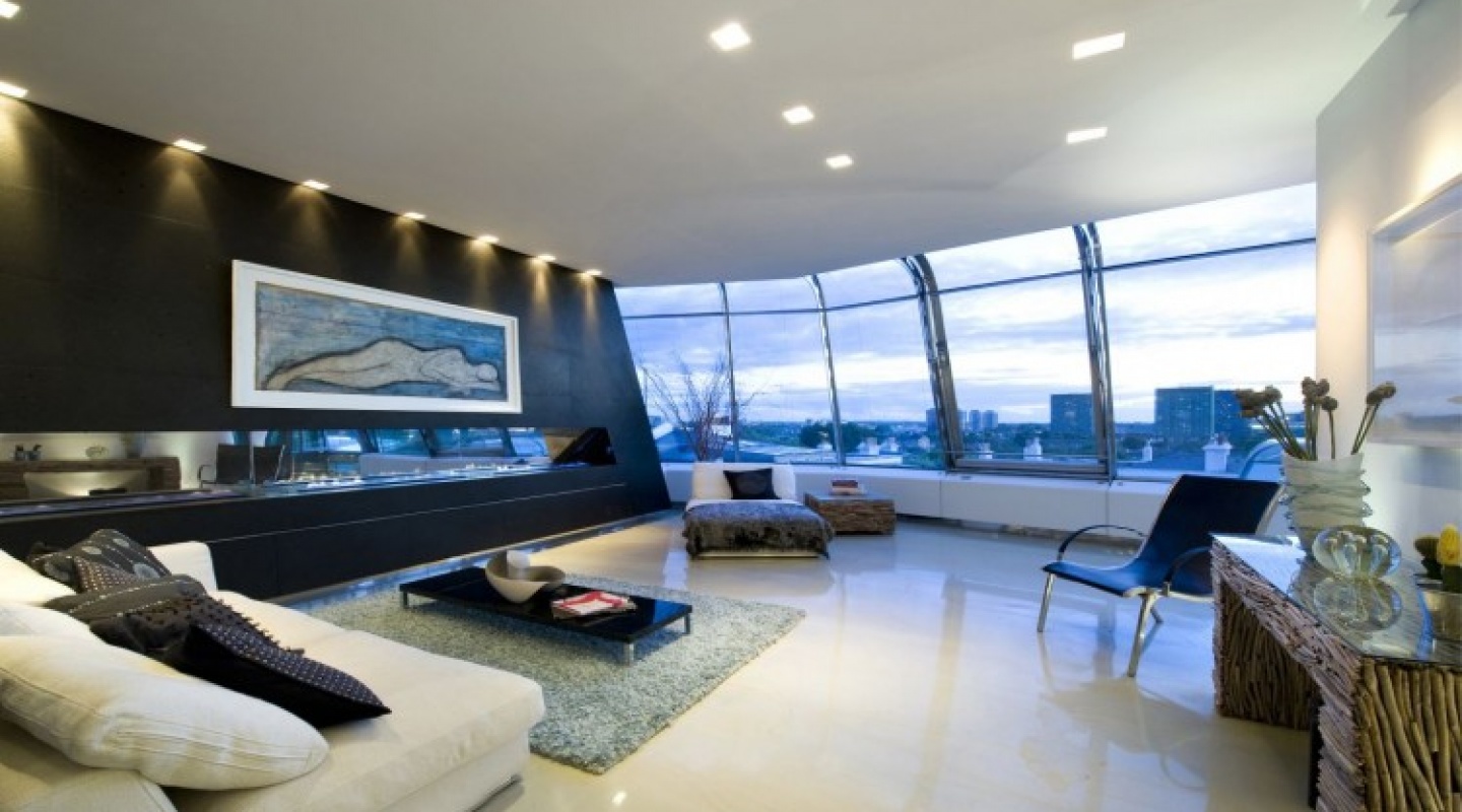penthouse in london by richard hywel evans architects 9