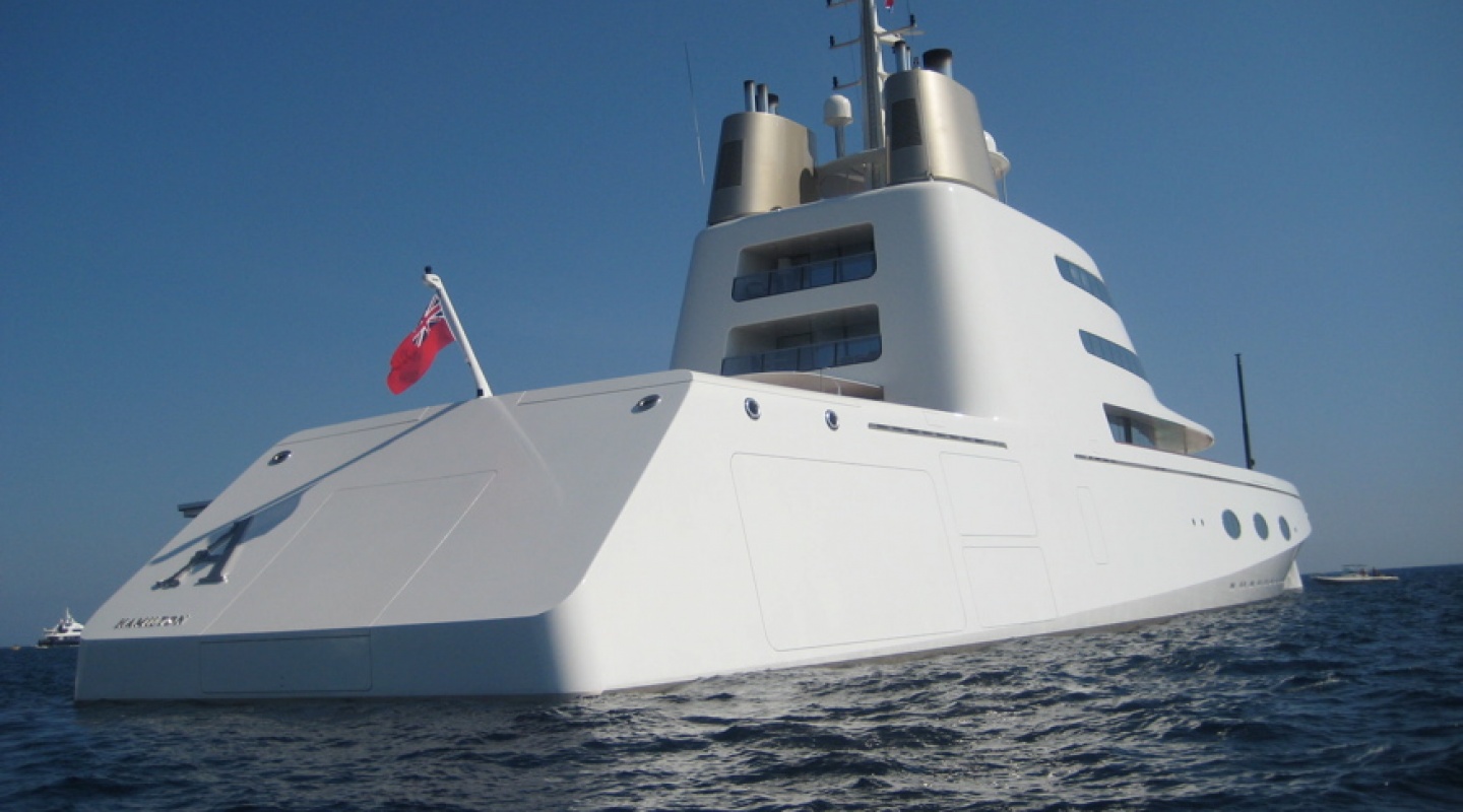 phillipe stark mega yacht a 6