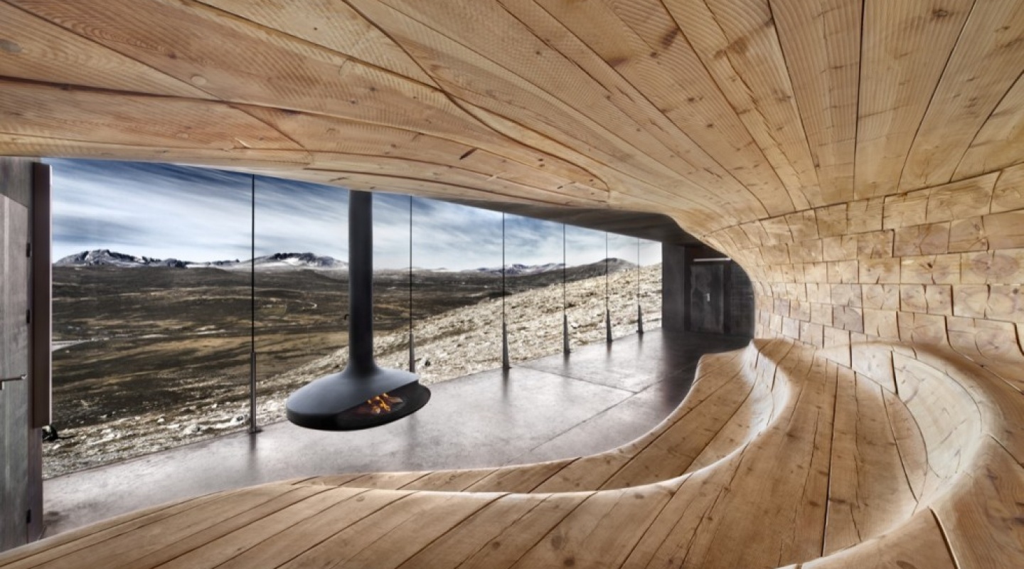 norwegian wild reindeer centre pavilion