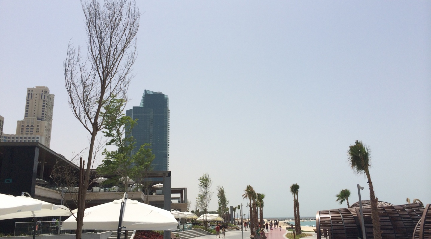 the beach in jbr 5