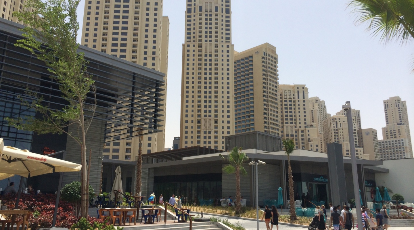 the beach in jbr 8